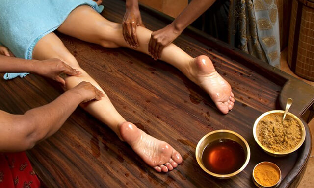 Padabhyanga therapy vedicsutra