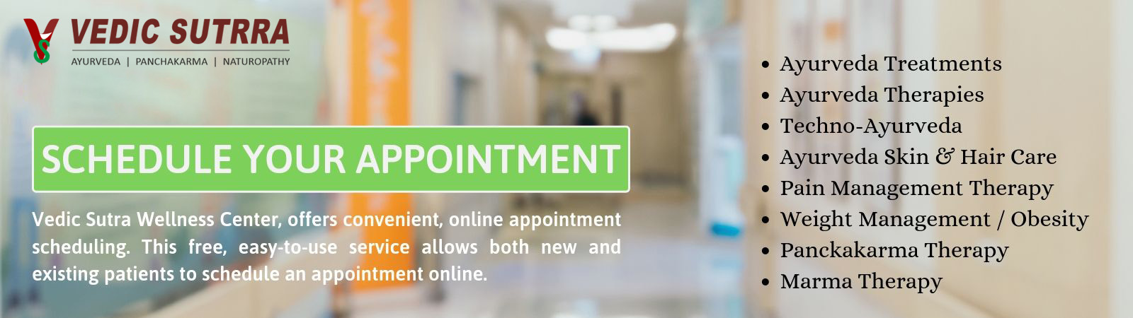 book appointment vedic sutra wellness