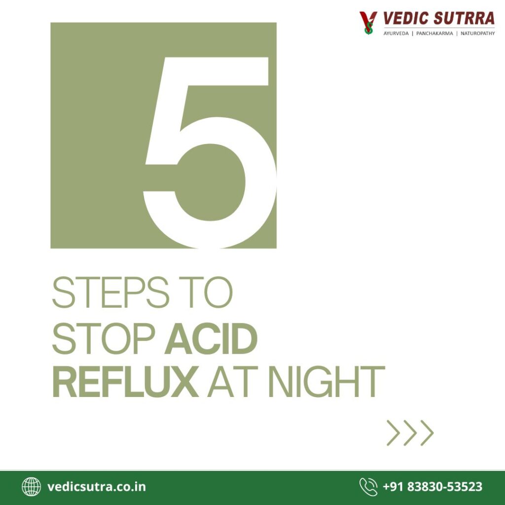 5 Steps to Stop Acid Refulx at Night